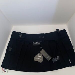 #KS333 - NWT - Killstar Black Glitch Pocket Belt - 3XL /4XL